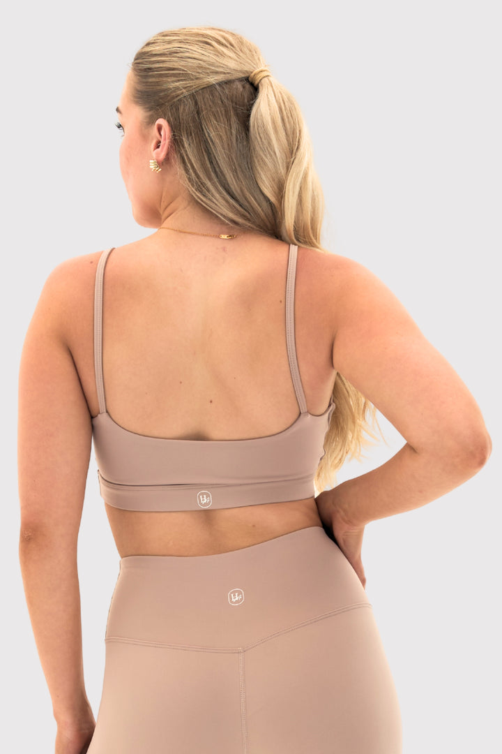 Open Back Sports Bra