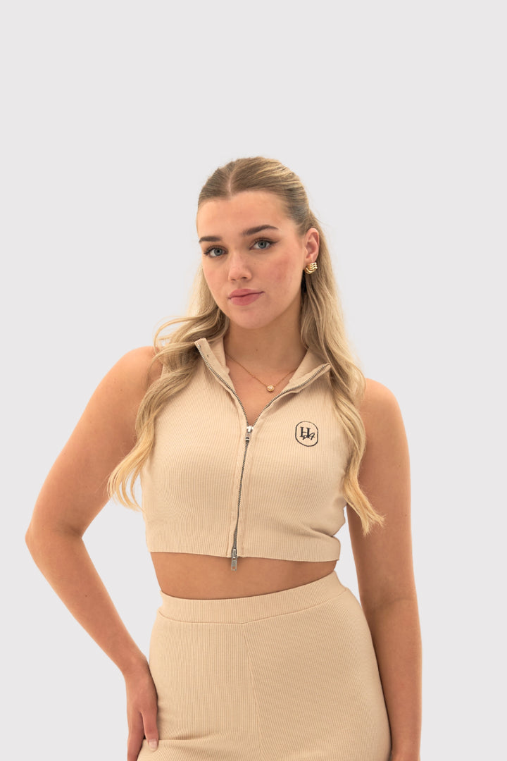 Sleeveless Crop Tank Top