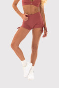 Flexara™ Adjustable Tie-Side High-Waist Athletic Short