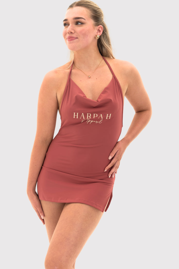 Backless Halter Dress