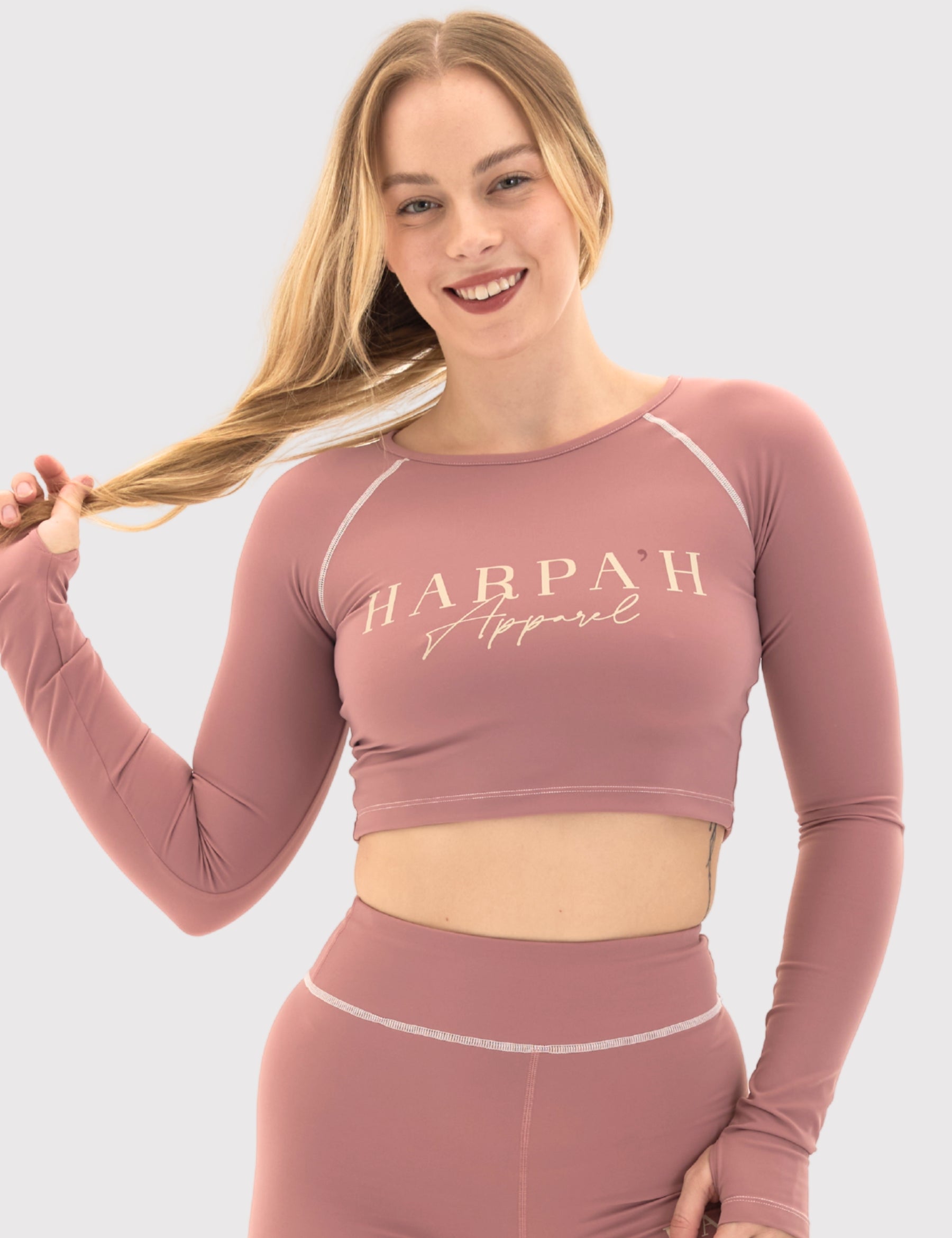 Long Sleeve Top With Thumbholes