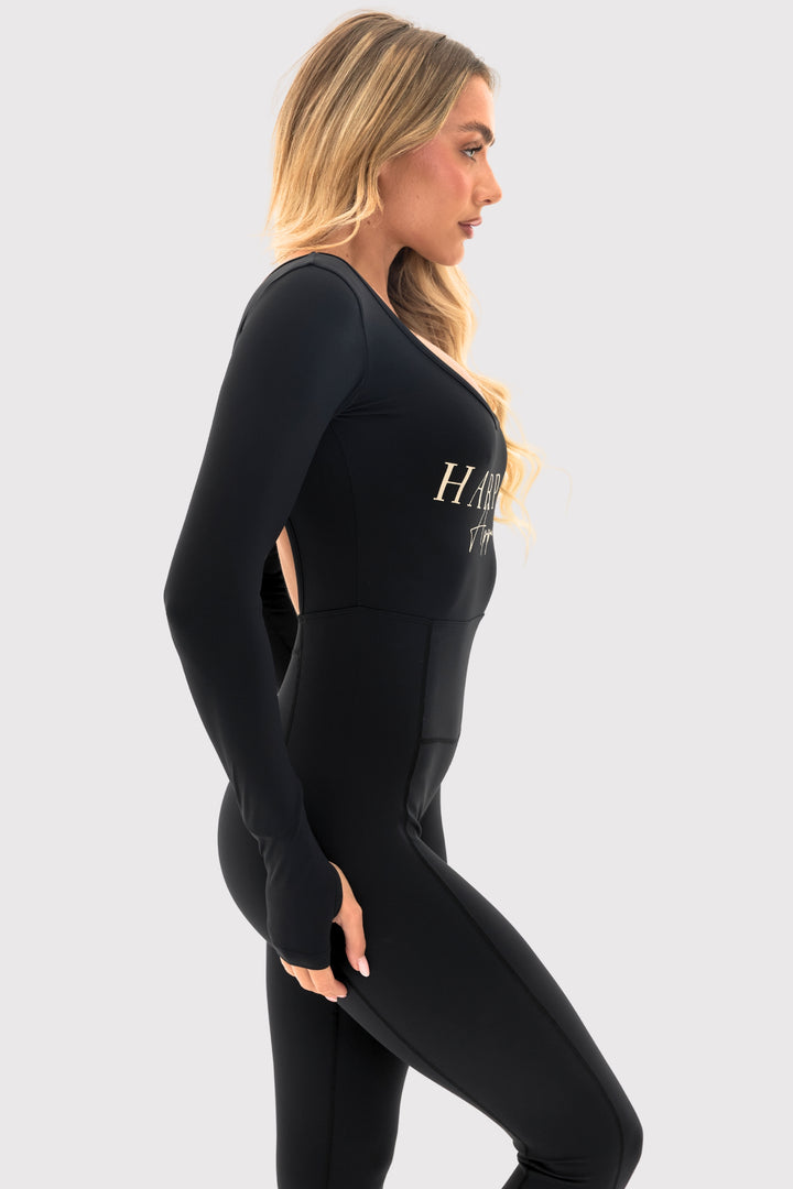 Flexara™ Long-Sleeve Full-Body Bodysuit