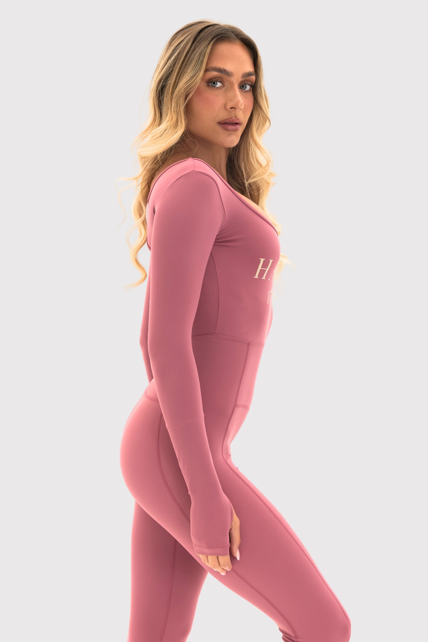 Flexara™ Long-Sleeve Full Length Jumpsuit
