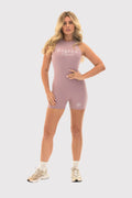 Flexara™ Sleeveless Zipper Back Activewear Bodysuit