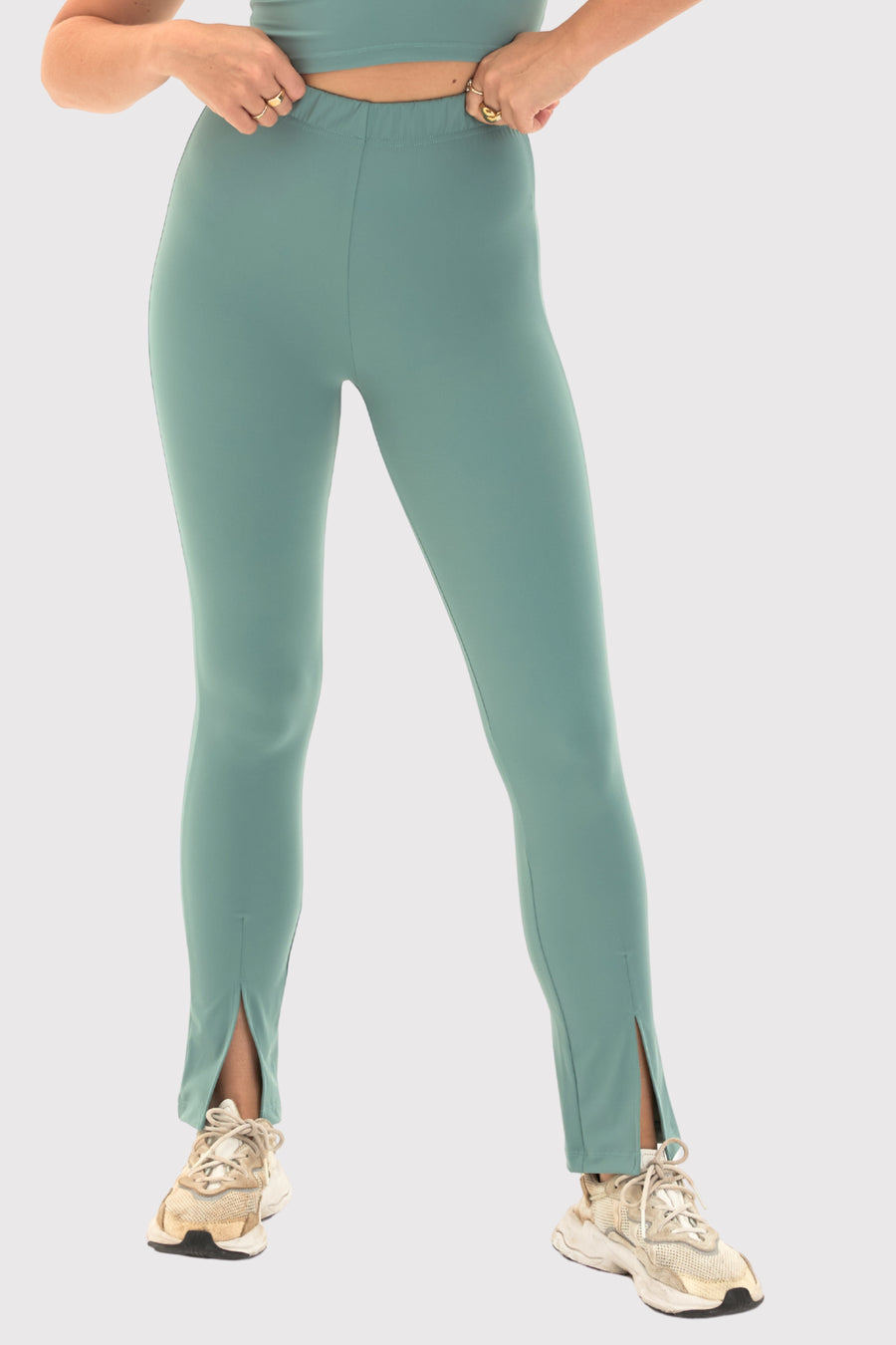 Flexara™ Split-Hem High-Rise Pant