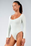 FormEase™ High-Cut Thong Long Sleeve Bodysuit