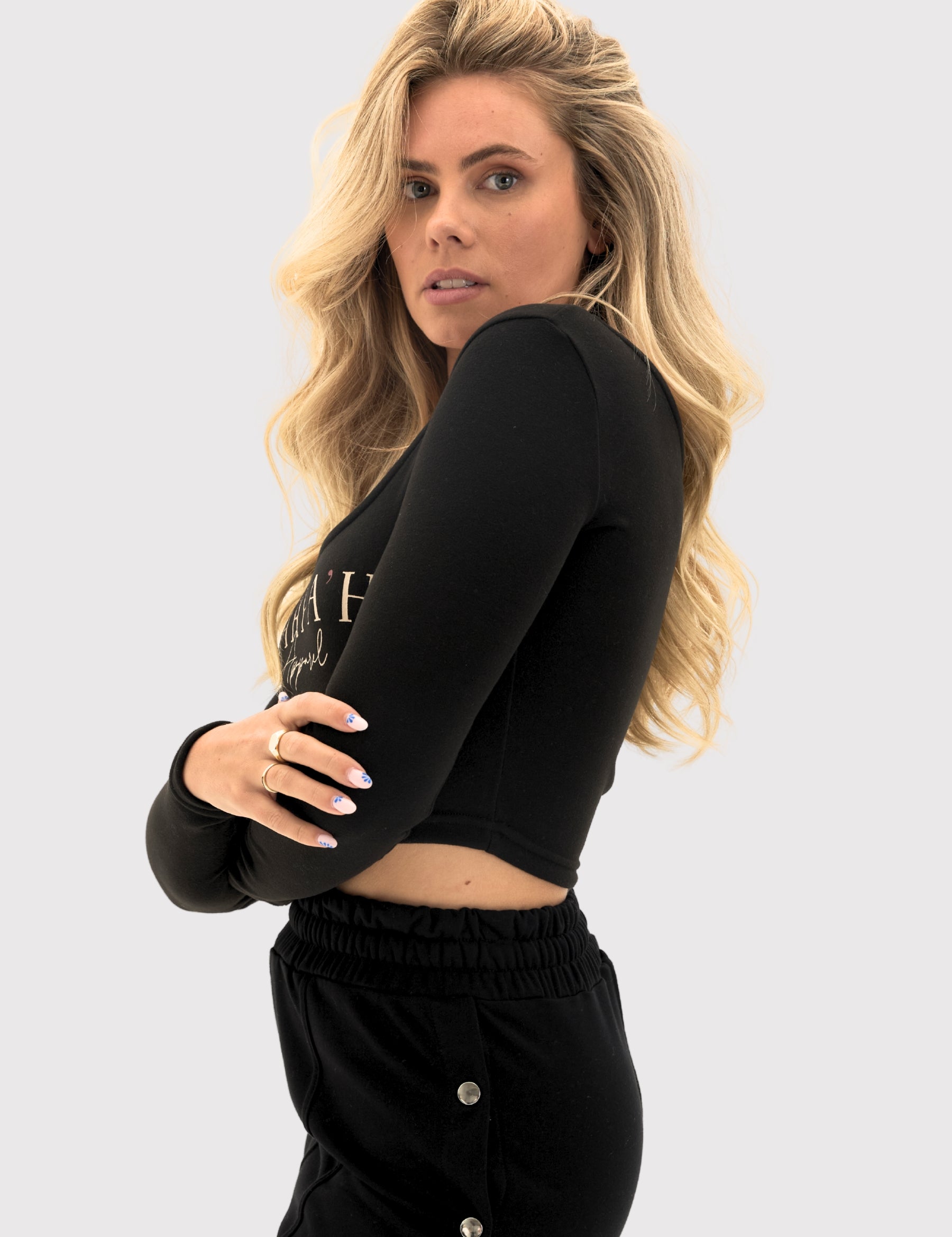 Long Sleeve Crop Top