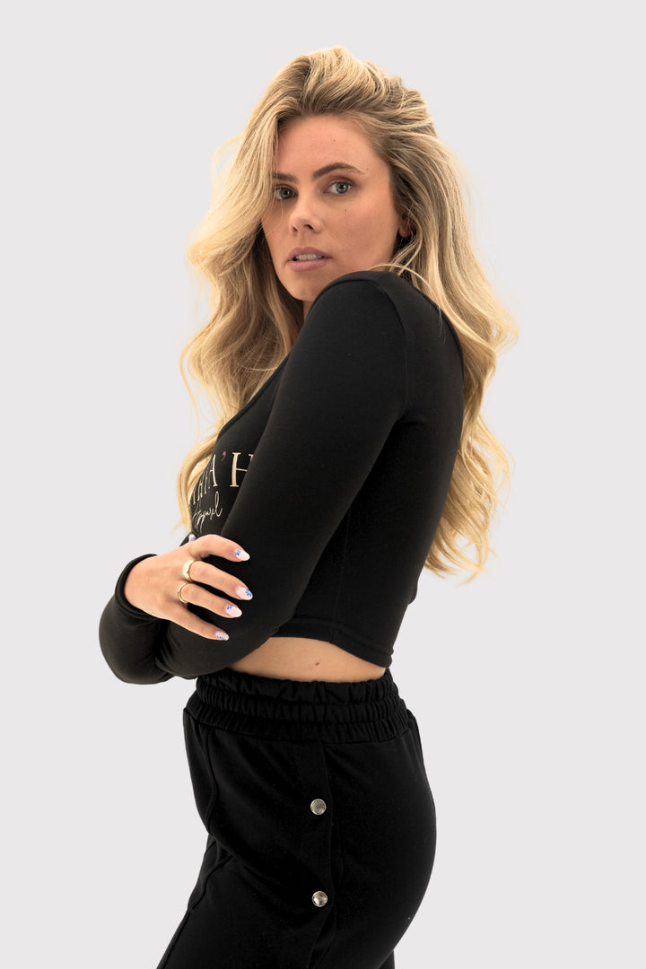 Long Sleeve Crop Top