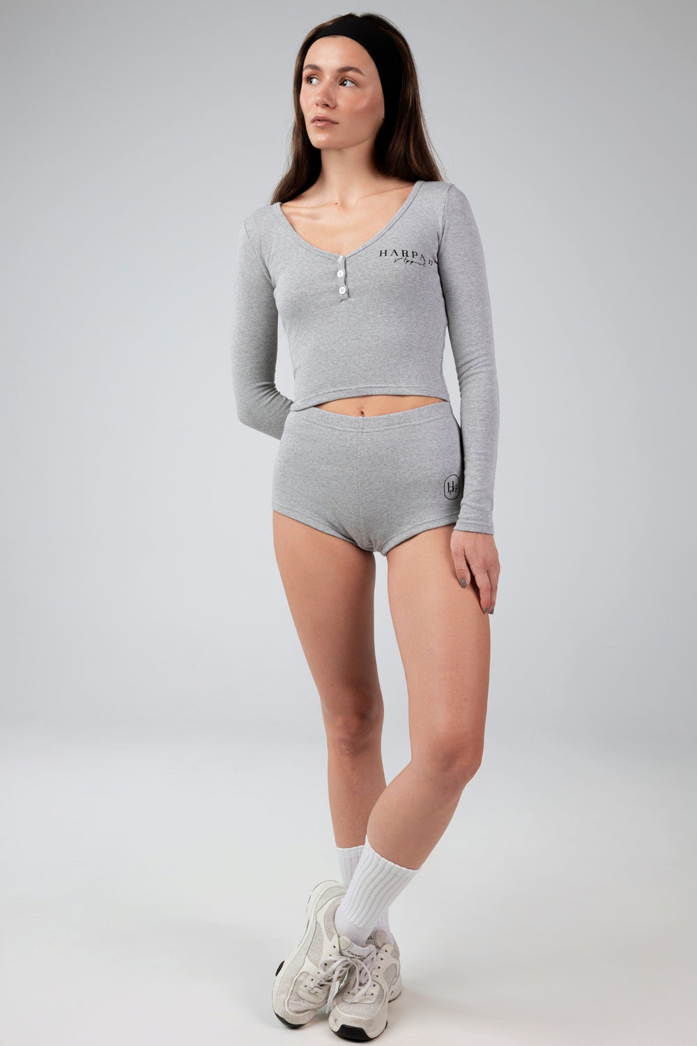 Long Sleeve V Neck Top