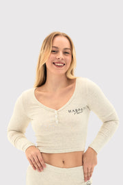 Button Up Crop Top