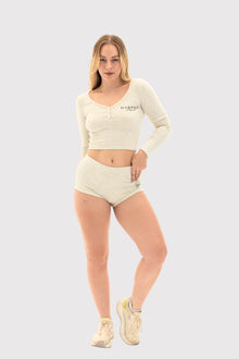 Henley Crop Top