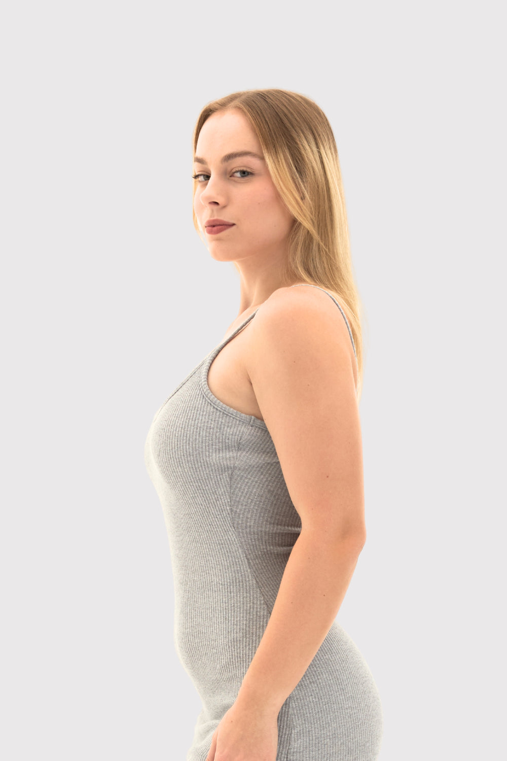 Ribbed Tank Dress