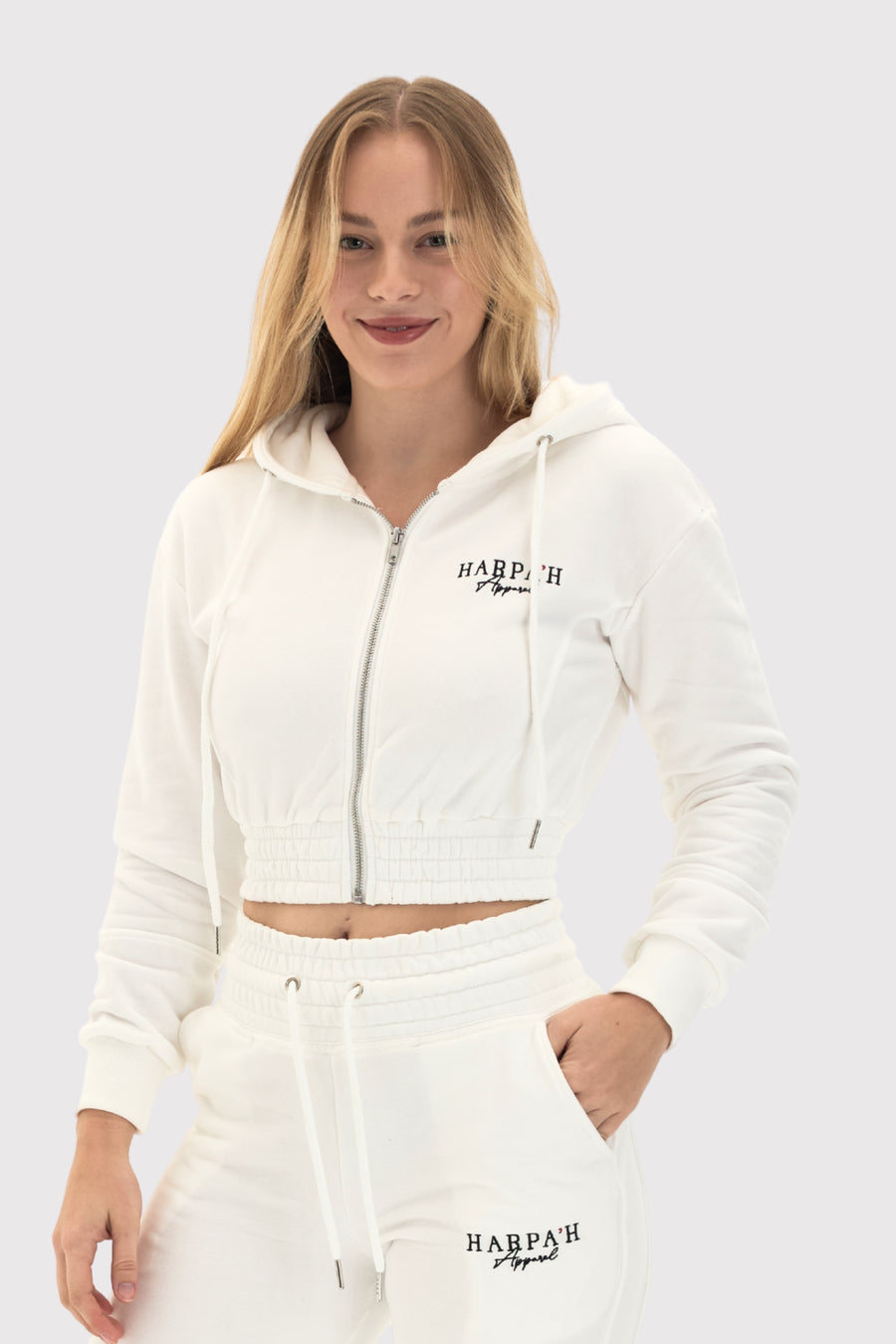 ThermoSoft™ Cropped Zip Up Hoodie