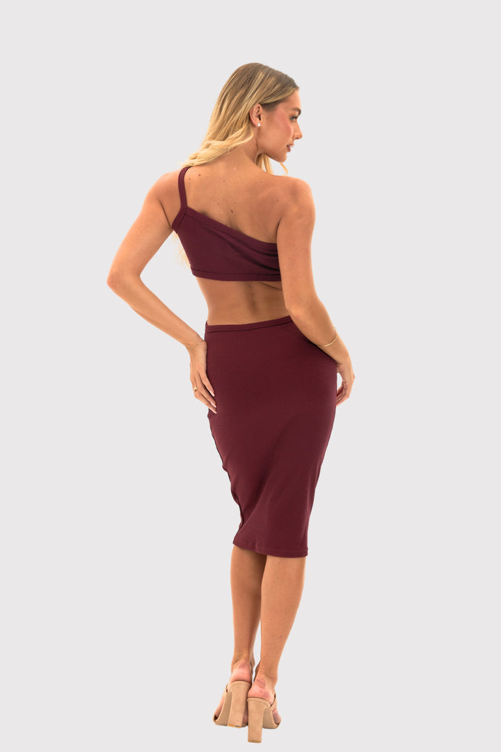 Cut Out Midi Dress