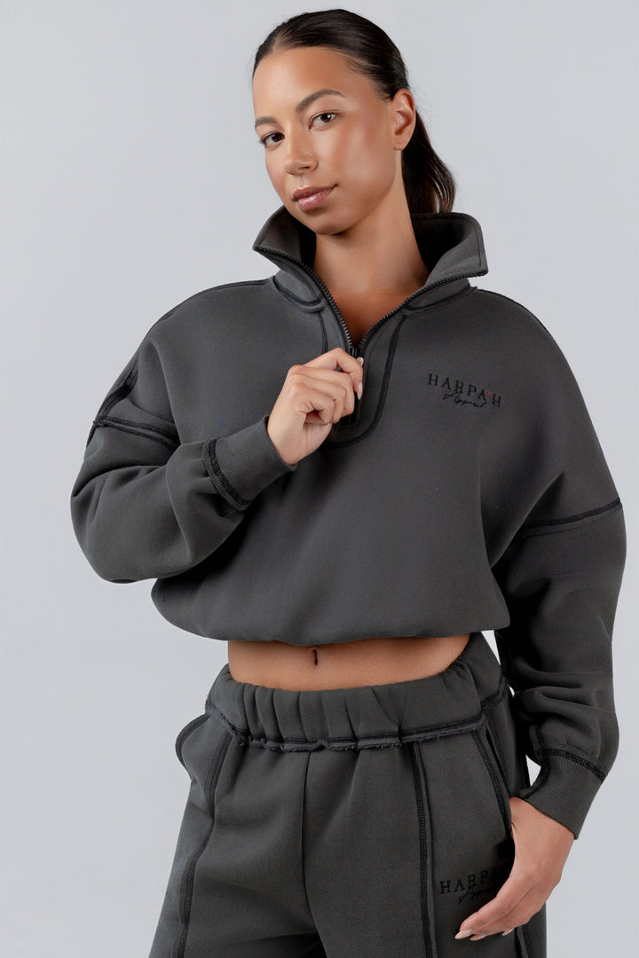 High Neck Sweatshirt