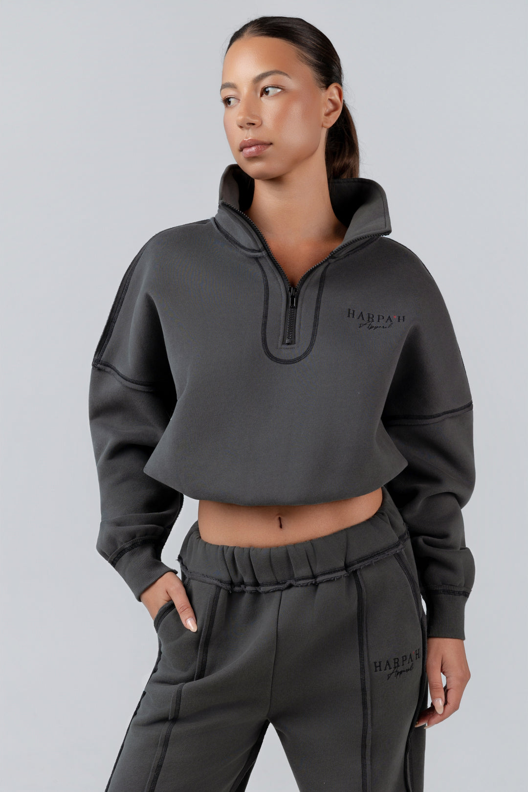 Ladies Zip Up Sweatshirt