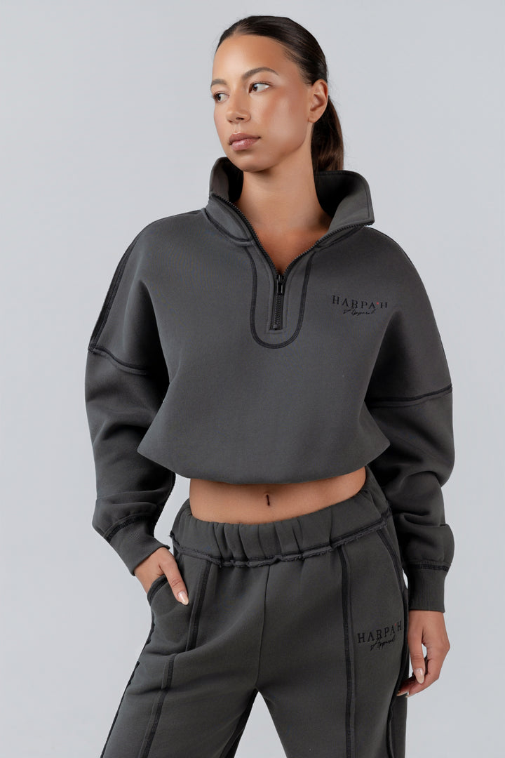 Ladies Zip Up Sweatshirt