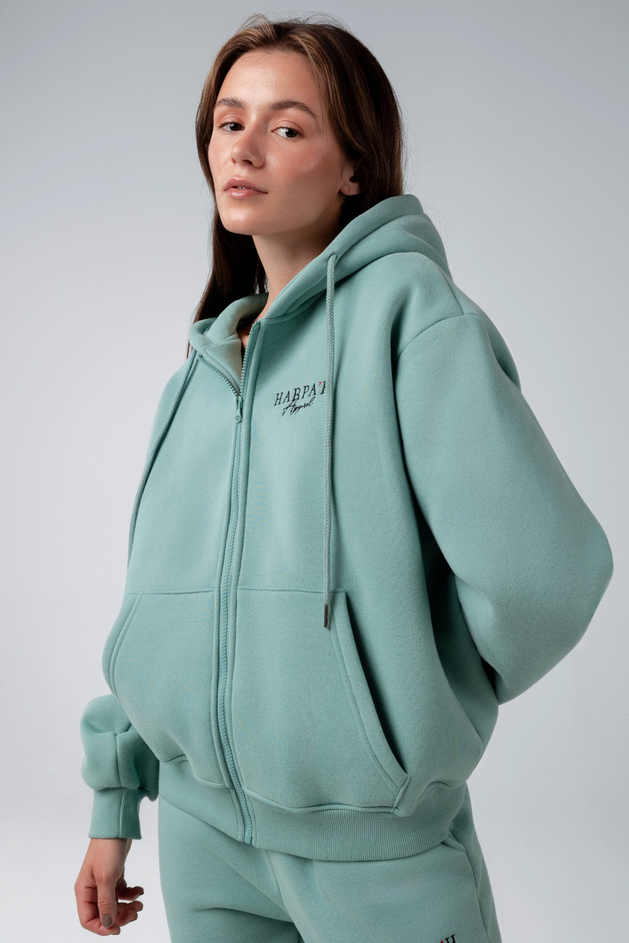 WarmBlend™ Oversized Full Zip-Up Hoodie With Pockets