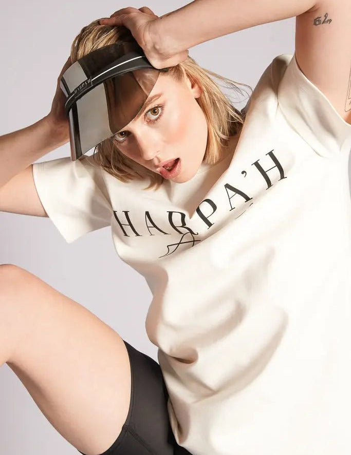 Elegance Signature Luxe T-shirt in White - Harpa'h Apparel